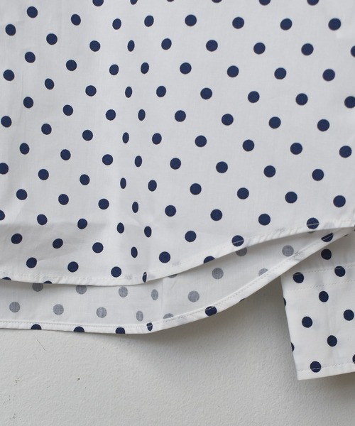 【セール】日本製ドットプリントボタンダウンシャツ（シャツ/ブラウス）｜garsonwave（ギャルソンウェーブ） pattayablatt.com