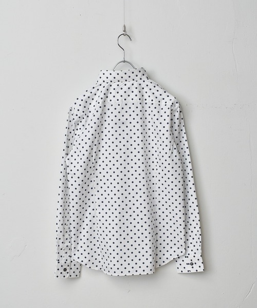 【セール】日本製ドットプリントボタンダウンシャツ（シャツ/ブラウス）｜garsonwave（ギャルソンウェーブ） pattayablatt.com