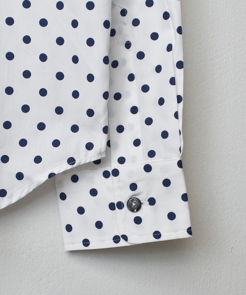 【セール】日本製ドットプリントボタンダウンシャツ（シャツ/ブラウス）｜garsonwave（ギャルソンウェーブ） pattayablatt.com