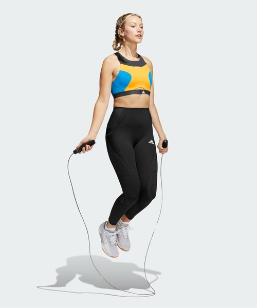 adidas Training トレイン ミッドサポート スポーツ ブラ 送関込 adidas スポーツブラ Powerimpactトレイン ミディアムサポート