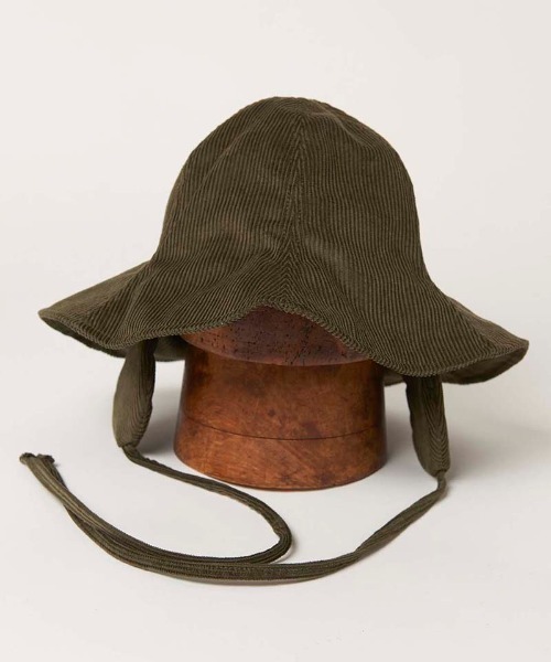 Mighty Shine(マイティシャイン)の「mko10434- Corduroy Earflap Tulip Hat チューリップハット(ハット・メンズ・ベージュ/ブラック/カーキ・L/M)」の10枚目の写真