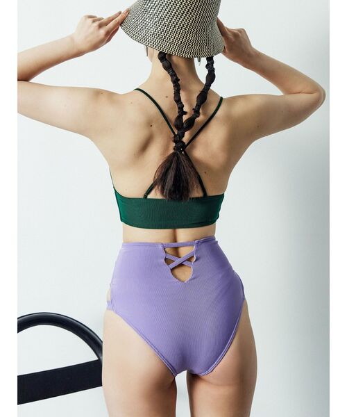 アンスリード　水着　タグ付き新品未使用　36サイズ UN3D.（アンスリード）の「HIGH WEST SHORTS / ハイウエスト