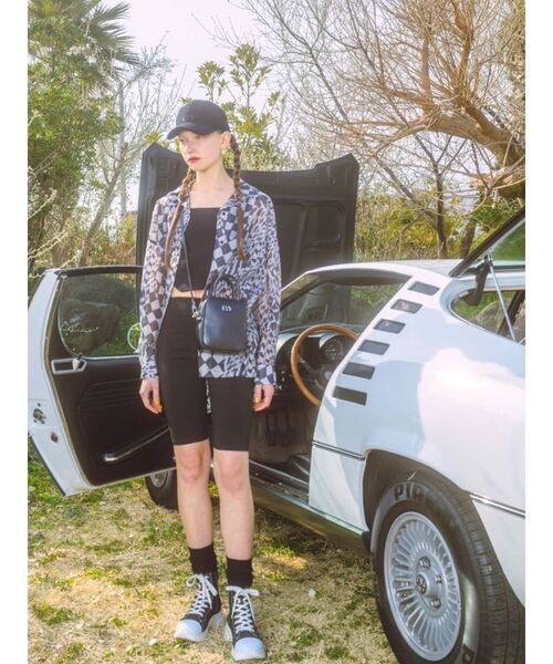 EMODA（エモダ）の「ロゴルーズソックス（ソックス/靴下・レディース・ブラック/ホワイト・FREE）」の11枚目の写真