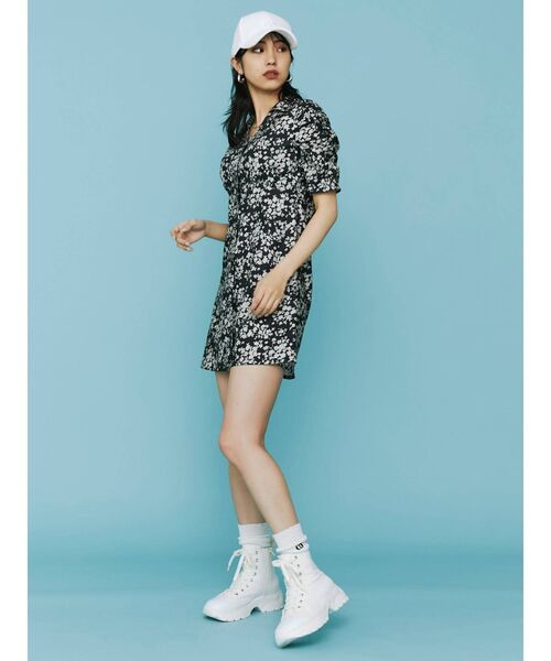 EMODA（エモダ）の「ロゴルーズソックス（ソックス/靴下・レディース・ブラック/ホワイト・FREE）」の3枚目の写真