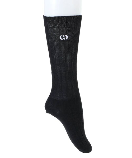 EMODA（エモダ）の「ロゴルーズソックス（ソックス/靴下・レディース・ブラック/ホワイト・FREE）」の18枚目の写真
