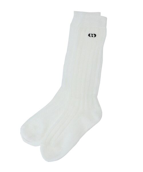 EMODA（エモダ）の「ロゴルーズソックス（ソックス/靴下・レディース・ブラック/ホワイト・FREE）」の13枚目の写真