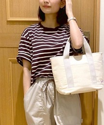 studio CLIP | USAコットンスリットTシャツ(Tシャツ/カットソー)