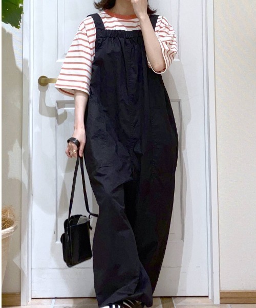 studio CLIP（スタディオクリップ）の「USAコットンスリットTシャツ（Tシャツ/カットソー・レディース・ホワイト/ライトブルー/ピンク/グリーン/その他1/その他2/その他3/その他4/その他5/その他7/サックスブルー/その他6/カーキ/ネイビー・MEDIUM/LARGE）」の19枚目の写真