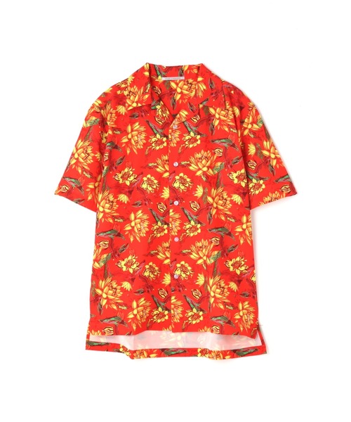 BLUE TORNADO（ブルートルネード）の「BLUE TORNADO∴フラワープリントアロハシャツ（シャツ/ブラウス・メンズ・レッド・M）」の7枚目の写真