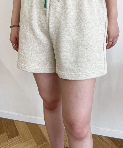 EPIMI E'PIMMY（エピミエピミー）の「配色コードスウェットショートパンツ（スウェットパンツ・レディース・ネイビー/オートミール/杢グレー・MEDIUM）」の9枚目の写真