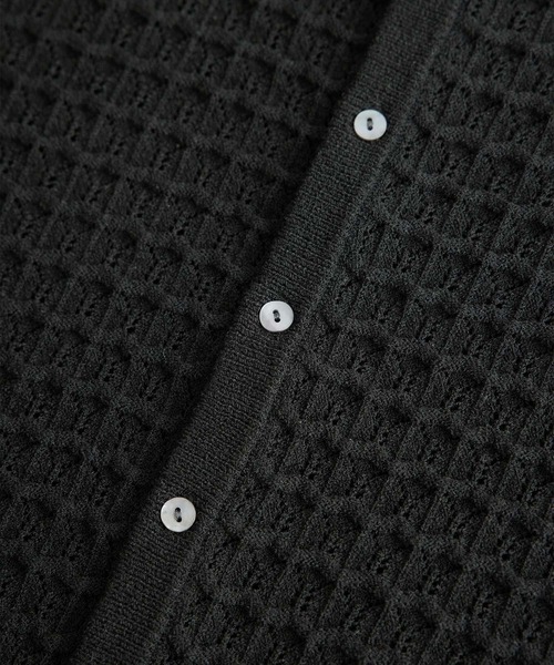 ROPE' PICNIC（ロペピクニック）の「透かし柄ニットカーディガン（カーディガン/ボレロ・レディース・ブラック/ブラウン/オフホワイト/グリーン/ライトグリーン/ホワイト系その他5・38）」の18枚目の写真