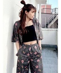 【セットアップ着用可】ORIGINAL BEACH PATTERN ハーフスリーブシャツ