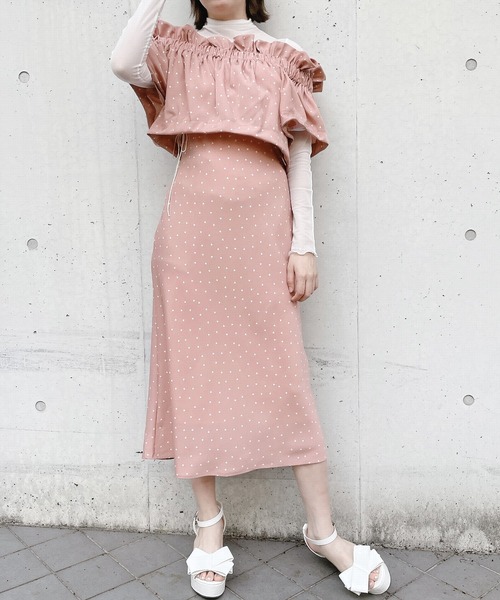 lilLilly（リルリリー）の「メッシュロゴトップス（Tシャツ/カットソー・レディース・ホワイト/ブラック/ベージュ・FREE）」の5枚目の写真