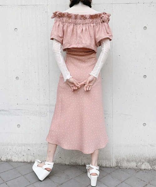 lilLilly（リルリリー）の「メッシュロゴトップス（Tシャツ/カットソー・レディース・ホワイト/ブラック/ベージュ・FREE）」の12枚目の写真