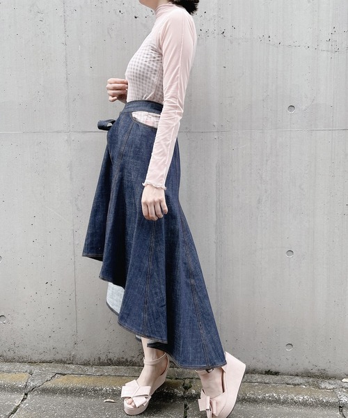 lilLilly（リルリリー）の「メッシュロゴトップス（Tシャツ/カットソー・レディース・ホワイト/ブラック/ベージュ・FREE）」の19枚目の写真