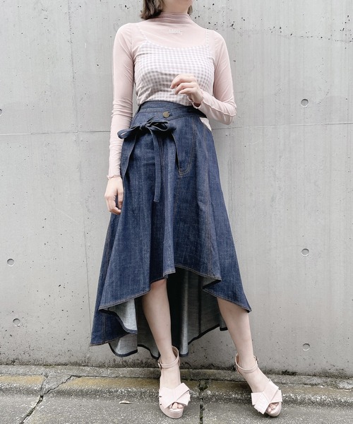 lilLilly（リルリリー）の「メッシュロゴトップス（Tシャツ/カットソー・レディース・ホワイト/ブラック/ベージュ・FREE）」の10枚目の写真