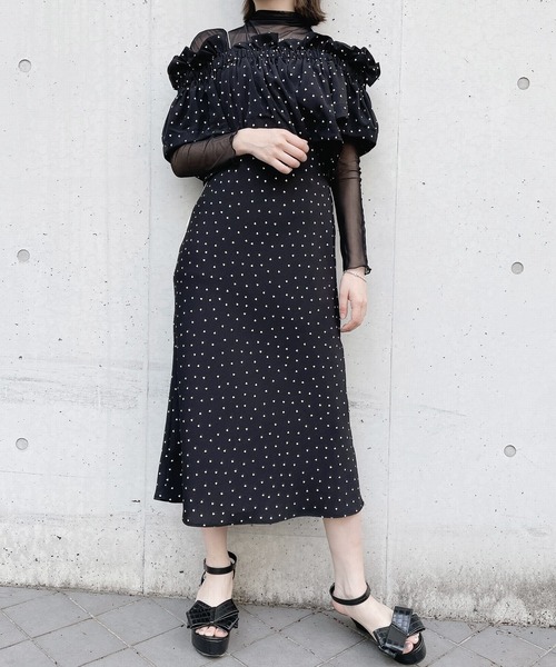 lilLilly（リルリリー）の「メッシュロゴトップス（Tシャツ/カットソー・レディース・ホワイト/ブラック/ベージュ・FREE）」の17枚目の写真