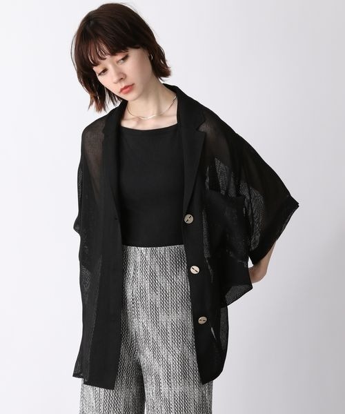 JEANASIS（ジーナシス）の「メッシュテーラードシャツSS/345952