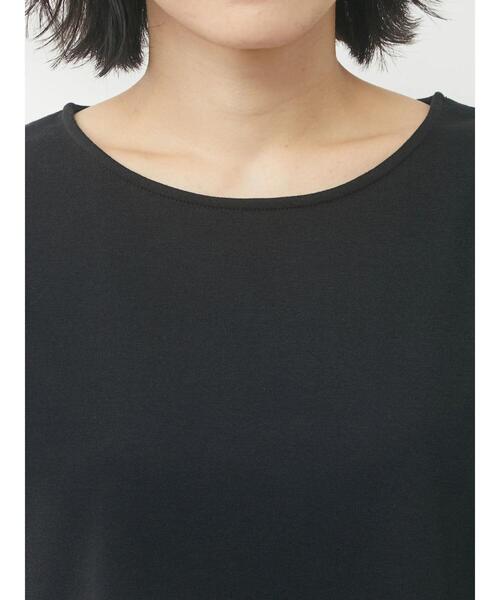 Green　Parks（グリーンパークス）の「袖メッシュドッキングプルオーバー（Tシャツ/カットソー・レディース・オフホワイト/ブラウン/ブラック・FREE）」の10枚目の写真