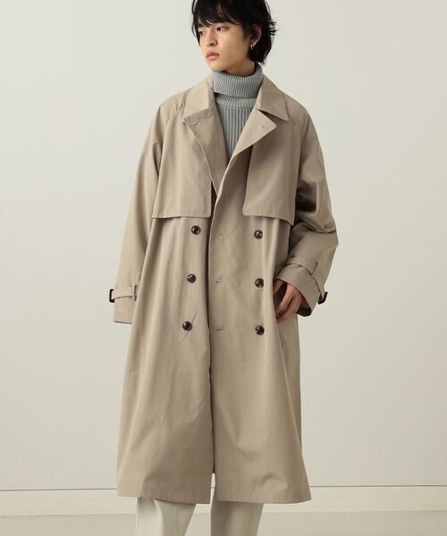 BeAMS DOT(ビームスドット)の「【WEB限定】BeAMS DOT / ビッグシルエット トレンチコート(トレンチコート・メンズ・ブラック/ベージュ・MEDIUM/LARGE)」の19枚目の写真