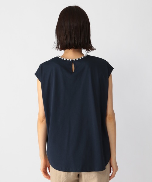 BARNYARDSTORM（バンヤードストーム）の「BARNYARDSTORM / パールノースリプルオーバー（Tシャツ/カットソー・レディース・ネイビー/グレー/カーキ・FREE）」の10枚目の写真