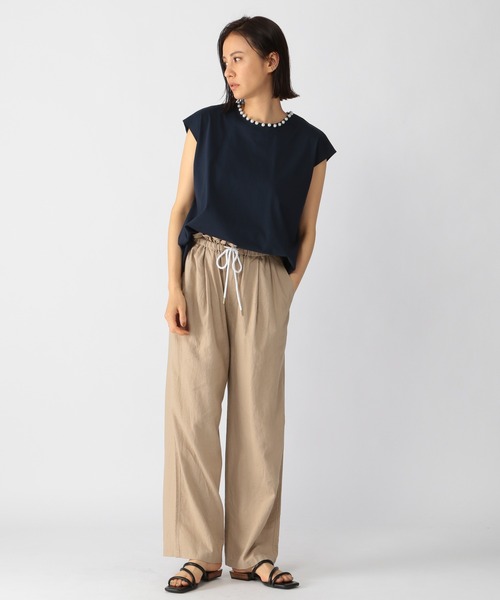 BARNYARDSTORM（バンヤードストーム）の「BARNYARDSTORM / パールノースリプルオーバー（Tシャツ/カットソー・レディース・ネイビー/グレー/カーキ・FREE）」の11枚目の写真