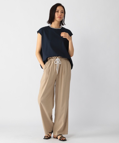 BARNYARDSTORM（バンヤードストーム）の「BARNYARDSTORM / パールノースリプルオーバー（Tシャツ/カットソー・レディース・ネイビー/グレー/カーキ・FREE）」の9枚目の写真