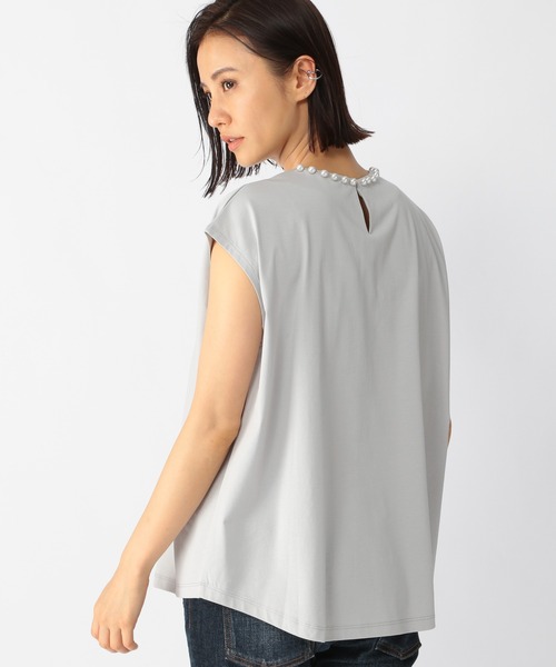 BARNYARDSTORM（バンヤードストーム）の「BARNYARDSTORM / パールノースリプルオーバー（Tシャツ/カットソー・レディース・ネイビー/グレー/カーキ・FREE）」の19枚目の写真