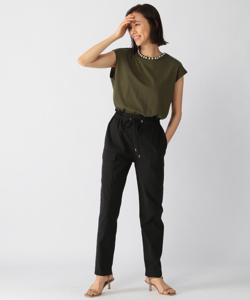 BARNYARDSTORM（バンヤードストーム）の「BARNYARDSTORM / パールノースリプルオーバー（Tシャツ/カットソー・レディース・ネイビー/グレー/カーキ・FREE）」の13枚目の写真