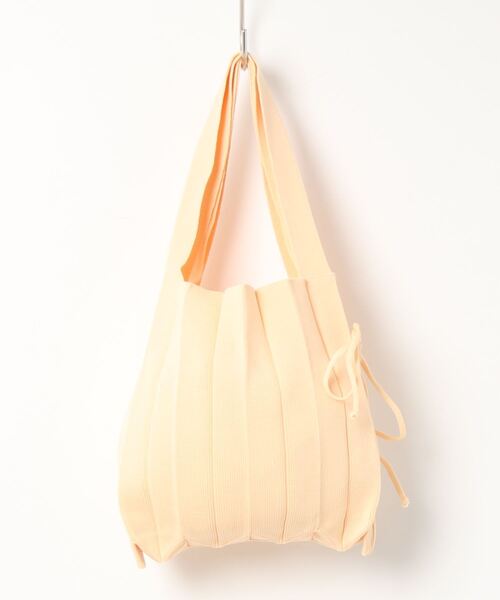 ap retro(アプレトロ)の「プリーツニットバッグ(ハンドバッグ・レディース・ネイビー/レッド/ブルー/グリーン/アイボリー・FREE)」の14枚目の写真