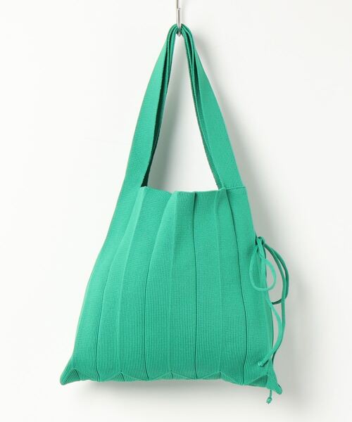 ap retro(アプレトロ)の「プリーツニットバッグ(ハンドバッグ・レディース・ネイビー/レッド/ブルー/グリーン/アイボリー・FREE)」の15枚目の写真