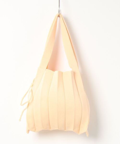 ap retro(アプレトロ)の「プリーツニットバッグ(ハンドバッグ・レディース・ネイビー/レッド/ブルー/グリーン/アイボリー・FREE)」の19枚目の写真