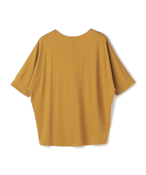 Petit Honfleur（プチオンフルール）の「【接触冷感】ドルマンＴシャツ（Tシャツ/カットソー・レディース・ベージュ/ネイビー/イエロー・M/L）」の6枚目の写真