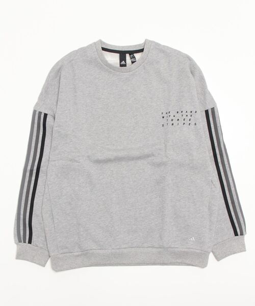 セール】adidas/アディダス クルーネックスウェット ワンポイント