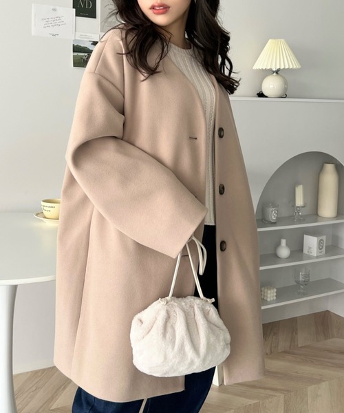 moment+（モーメントプラス）の「クラウドファーミニショルダーバッグ（ショルダーバッグ・レディース・アイボリー/パープル/ブラック・FREE）」の17枚目の写真