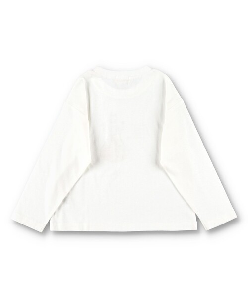 BRANSHES（ブランシェス）の「【プチプラ/ 綿100％】アソート長袖Tシャツ ロンT（Tシャツ/カットソー・キッズ・ピンク/アイボリー/その他/オフホワイト・100/110/120/90/130/140/150）」の6枚目の写真