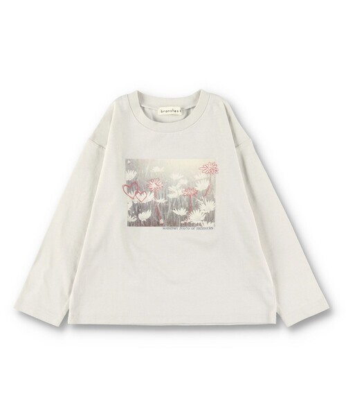 BRANSHES（ブランシェス）の「【プチプラ/ 綿100％】アソート長袖Tシャツ ロンT（Tシャツ/カットソー・キッズ・ピンク/アイボリー/その他/オフホワイト・100/110/120/90/130/140/150）」の13枚目の写真