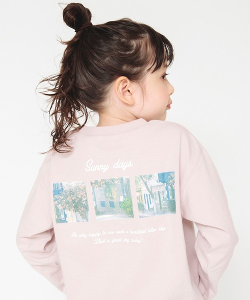 BRANSHES（ブランシェス）の「【プチプラ/ 綿100％】アソート長袖Tシャツ ロンT（Tシャツ/カットソー・キッズ・ピンク/アイボリー/その他/オフホワイト・100/110/120/90/130/140/150）」の3枚目の写真