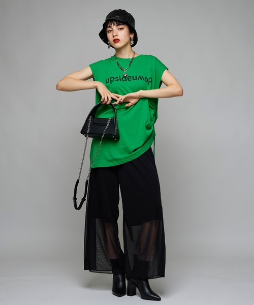 Narcissus(ナルシス)の「【Narcissus】スクエアバッグ(ハンドバッグ・レディース・グリーン/ブラック・FREE)」の10枚目の写真