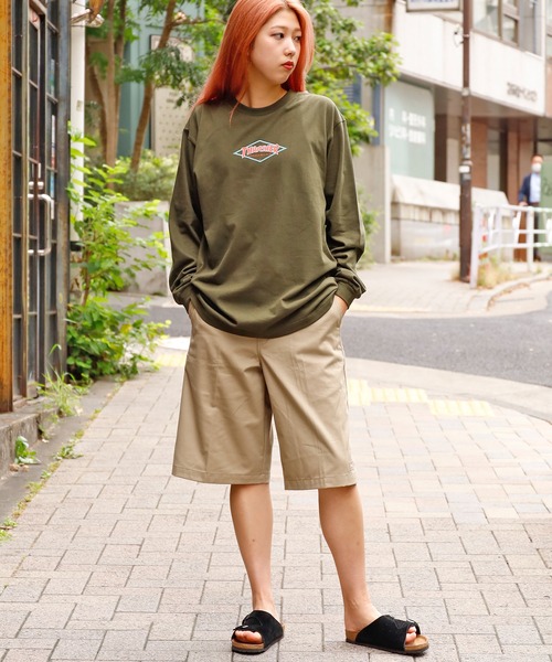 THRASHER(スラッシャー)の「ROOPTOKYO別注:THRASHER/スラッシャー Diamond Logo L/S TEE ダイヤモンドロゴロンT(Tシャツ/カットソー・メンズ・ホワイト/ブラック/カーキ・M/XXL/XL/L)」の11枚目の写真