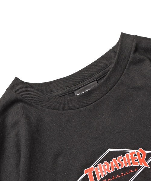 THRASHER(スラッシャー)の「ROOPTOKYO別注:THRASHER/スラッシャー Diamond Logo L/S TEE ダイヤモンドロゴロンT(Tシャツ/カットソー・メンズ・ホワイト/ブラック/カーキ・M/XXL/XL/L)」の4枚目の写真