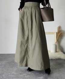 Riberry | ハイウエストタックAラインスカート(スカート)