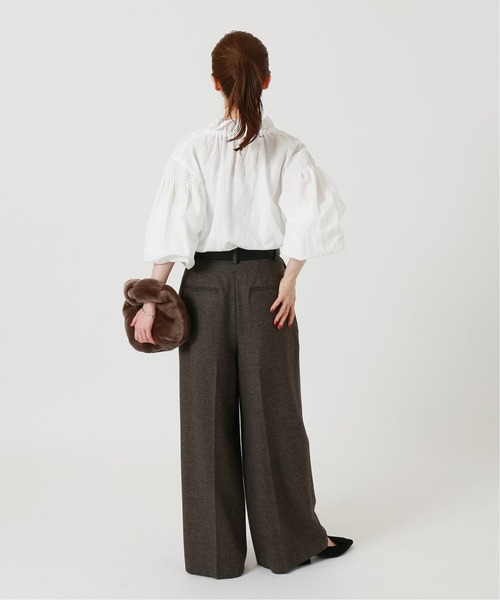 IENA（イエナ）の「ストレッチツィードタックバギーパンツ（その他