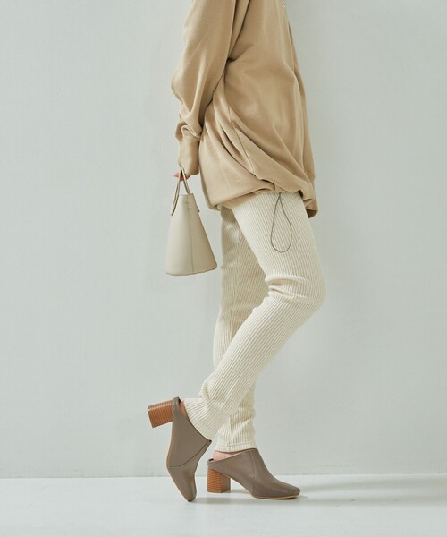 FREAK'S STORE(フリークスストア)の「リブレギンス(レギンス/スパッツ・レディース・ブラック/グレー/ナチュラル・フリ-)」の3枚目の写真