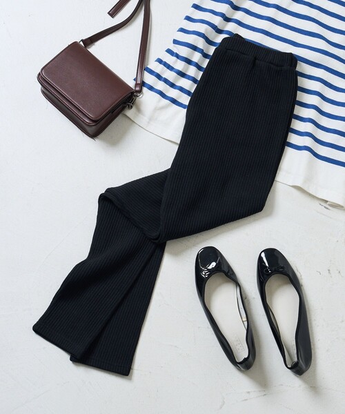 FREAK'S STORE(フリークスストア)の「リブレギンス(レギンス/スパッツ・レディース・ブラック/グレー/ナチュラル・フリ-)」の2枚目の写真