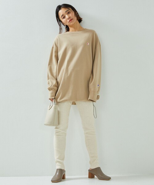 FREAK'S STORE(フリークスストア)の「リブレギンス(レギンス/スパッツ・レディース・ブラック/グレー/ナチュラル・フリ-)」の4枚目の写真