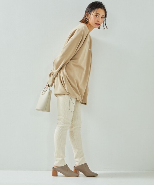 FREAK'S STORE(フリークスストア)の「リブレギンス(レギンス/スパッツ・レディース・ブラック/グレー/ナチュラル・フリ-)」の8枚目の写真