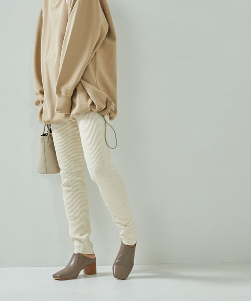 FREAK'S STORE(フリークスストア)の「リブレギンス(レギンス/スパッツ・レディース・ブラック/グレー/ナチュラル・フリ-)」の10枚目の写真