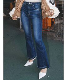 GYDA | ハイウエスト SHAPELY LINEフレアデニムパンツ(デニムパンツ)