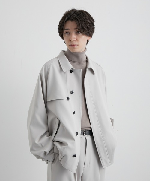 JUNRED(ジュンレッド)の「ウォームツイルヨークビッグブルゾン(ブルゾン・メンズ・ブラック/グリーン/ベージュ系その他・S/M/L)」の2枚目の写真